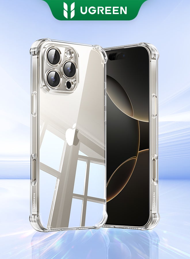 Ugreen iPhone 16 Pro Case Soft Skin-friendly TPU Material For Delay Yellowing, Drop-resistant Scratch Resistant Protective Cover  Easy to Installment and Uninstall Water-Proof Super Slim Fitted iPhone Case Cover - Image 1