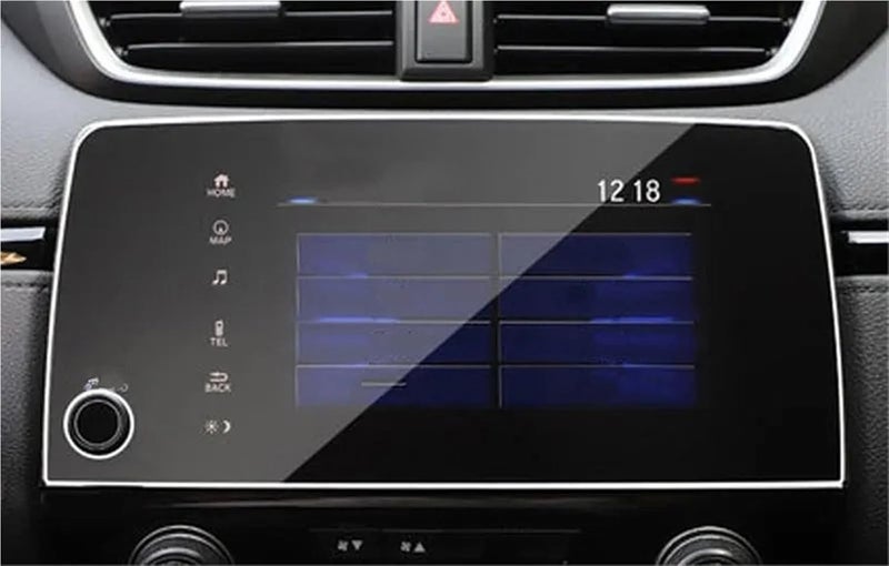 واقي شاشة من الزجاج المقوى لنظام الملاحة GPS في سيارة CR-V من الجيل الخامس (2017-2020)، واقي شاشة على شكل ملصق للتحكم في الشاشة العرض LCD (مصنوع من زجاج مقوى). - Image 1