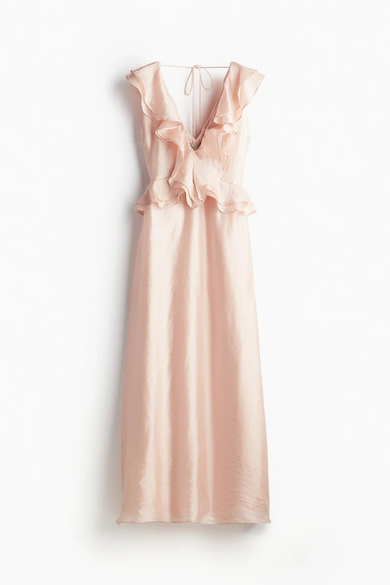 H&M Flounce-trimmed dress