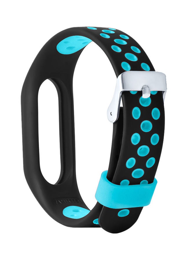 NIBEMINENT Replacement Band For Xiaomi Mi 2 Black/Blue - Image 1