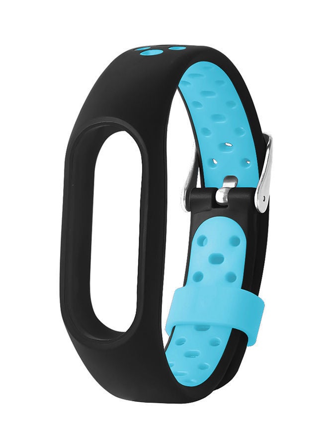 NIBEMINENT Replacement Band For Xiaomi Mi 2 Black/Blue - Image 2