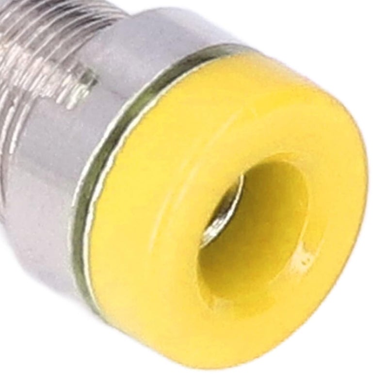 10Pcs Banana Socket Set with Resistance for Stable Current Transmission in Computers, Power Regulators, and Tape Recorders (Yellow) - Image 4