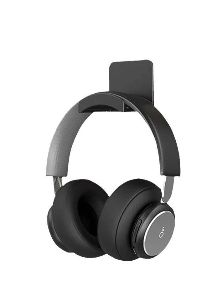 2Pcs Earphone Stand Wall Mounted Non Perforated Table Gaming Stand, Head Mounted Stand, Hook Bracket, Hanging Headphone Stand - Image 1