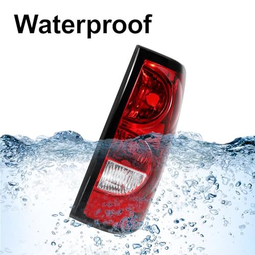 Daume Tail Lights Rear Lamp Compatible With 2003 2004 2005 2006 Chevy Silverado 03 Silverado 04 Silverado 05 Silverado 06 Silverado Brake Lamp Driver Side And Passenger Side - Image 5