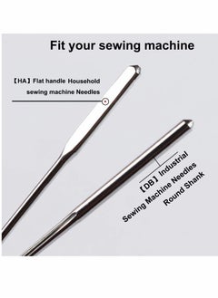 KASTWAVE Heavy Duty Sewing Machine Needles, DB 80/12 Round Top Universal Regular Point for Singer, Brother, Janome, Varmax (10 Pcs)  - Image 2