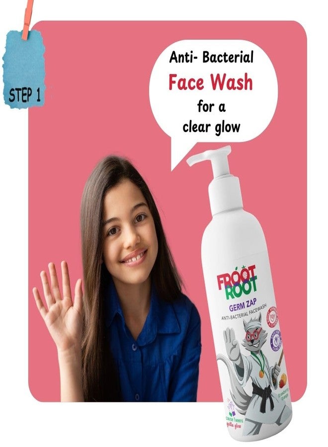 Froot Root Face Wash + Body Wash Combo (100 ml x 2) | Germ Zap Face Wash + Rocking Refresher Body Wash | Gentle Skincare for Kids and Pre Teens | Soap, Sulphate, Paraben Free |Fruit Ayurveda - Image 5