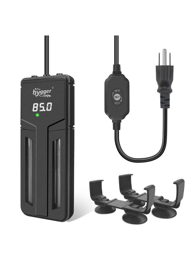 هايغر سخان حوض السمك، سخان مياه لحوض السمك بقدرة 75 وات/150 وات/300 وات، مصنوع من الكوارتز المزدوج المقاوم للانفجار، مناسب لحوض المياه العذبة والمالحة - Image 1