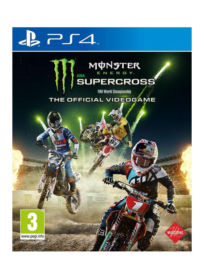 لعبة "Monster Energy Supercross" (إصدار عالمي) - سباق - playstation_4_ps4