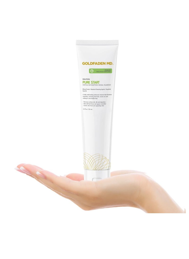 Goldfaden MD - GOLDFADEN MD Pure Start Gentle Detoxifying Natural Facial Cleanser, 3.4 FL Oz - Image 1