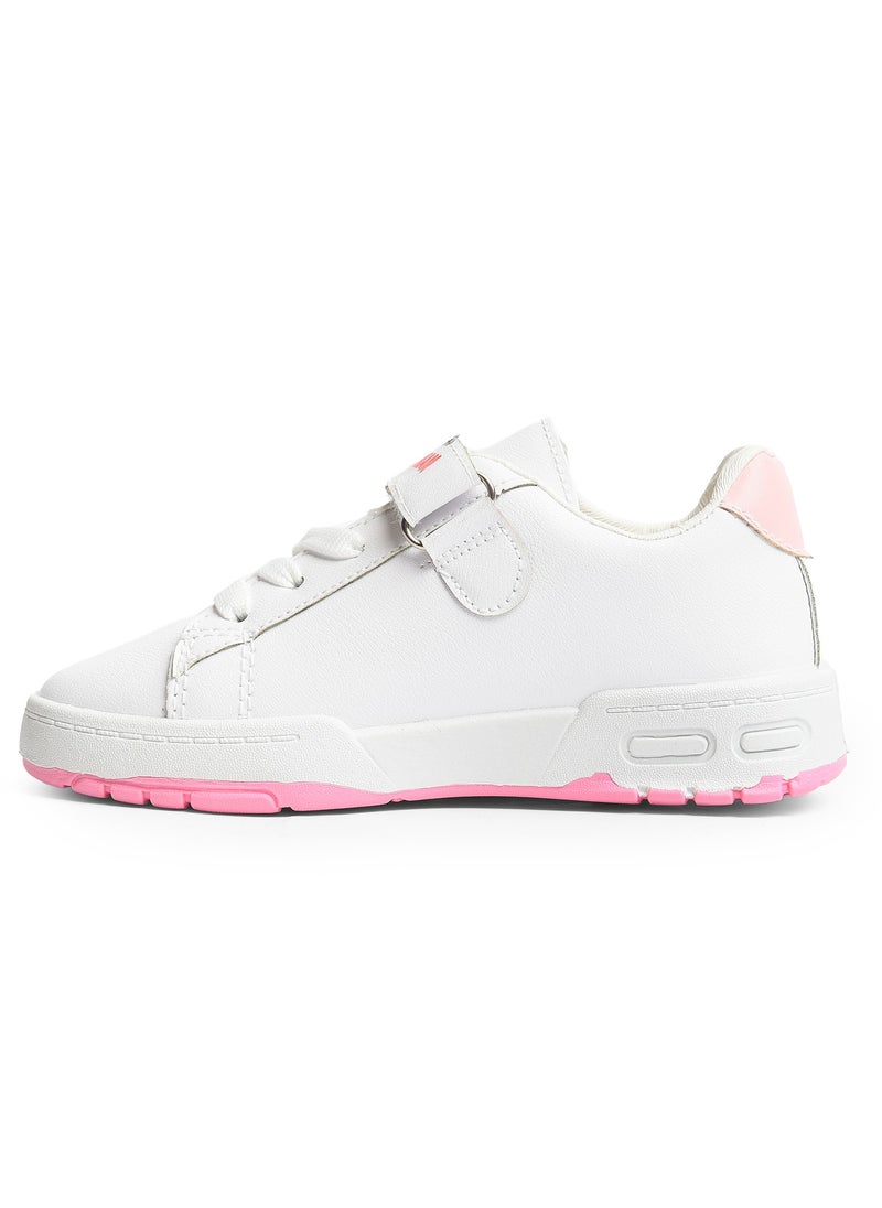 Desert - Trendy Unisex Kids Leather Velcro Sneakers –  Emborioed Design - Image 1