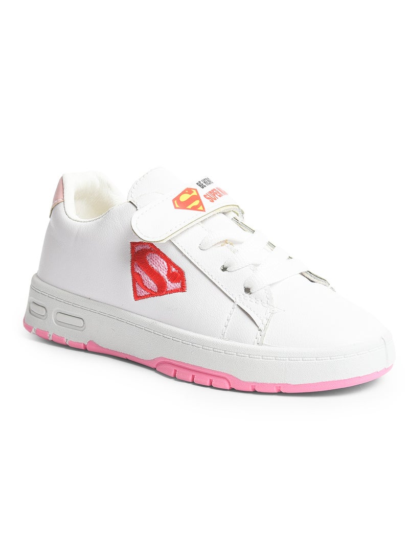 Desert - Trendy Unisex Kids Leather Velcro Sneakers –  Emborioed Design - Image 1
