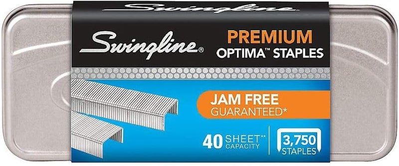 Swingline Staples, Premium for Desktop Staplers, 1/4" Length, 210/Strip, 3750/Box, Jam Free, Optima (35556) Balanced universal design - Image 4