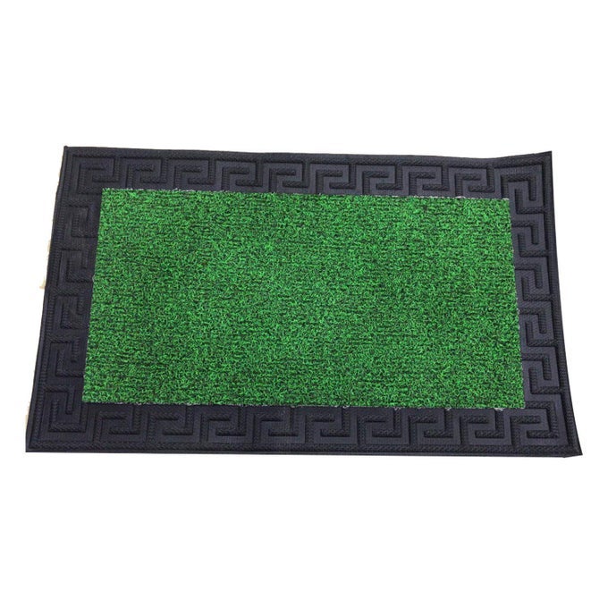 DISINFECTANT FLOOR MAT SHOE SOLE SANITIZING DISINFECTION ENTRANCE DOORMAT PAD FEET SCRAPER CL (60 CM X 90 CM, GREEN)
