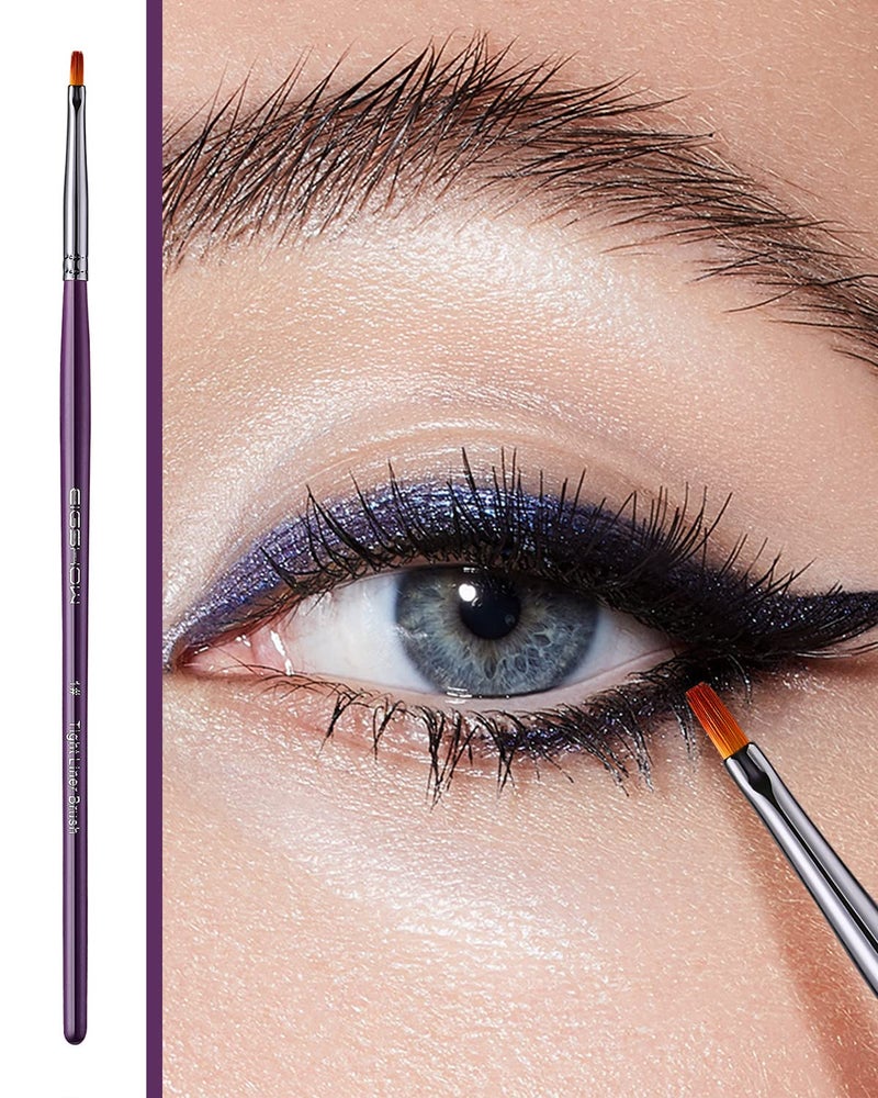 EIGSHOW Eyeliner Brush Set, Ultra Fine Gel Eyeliner Brush for Precision Eye Liner, Eyebrow Filling, Face Painting, 4 Pieces - Image 5