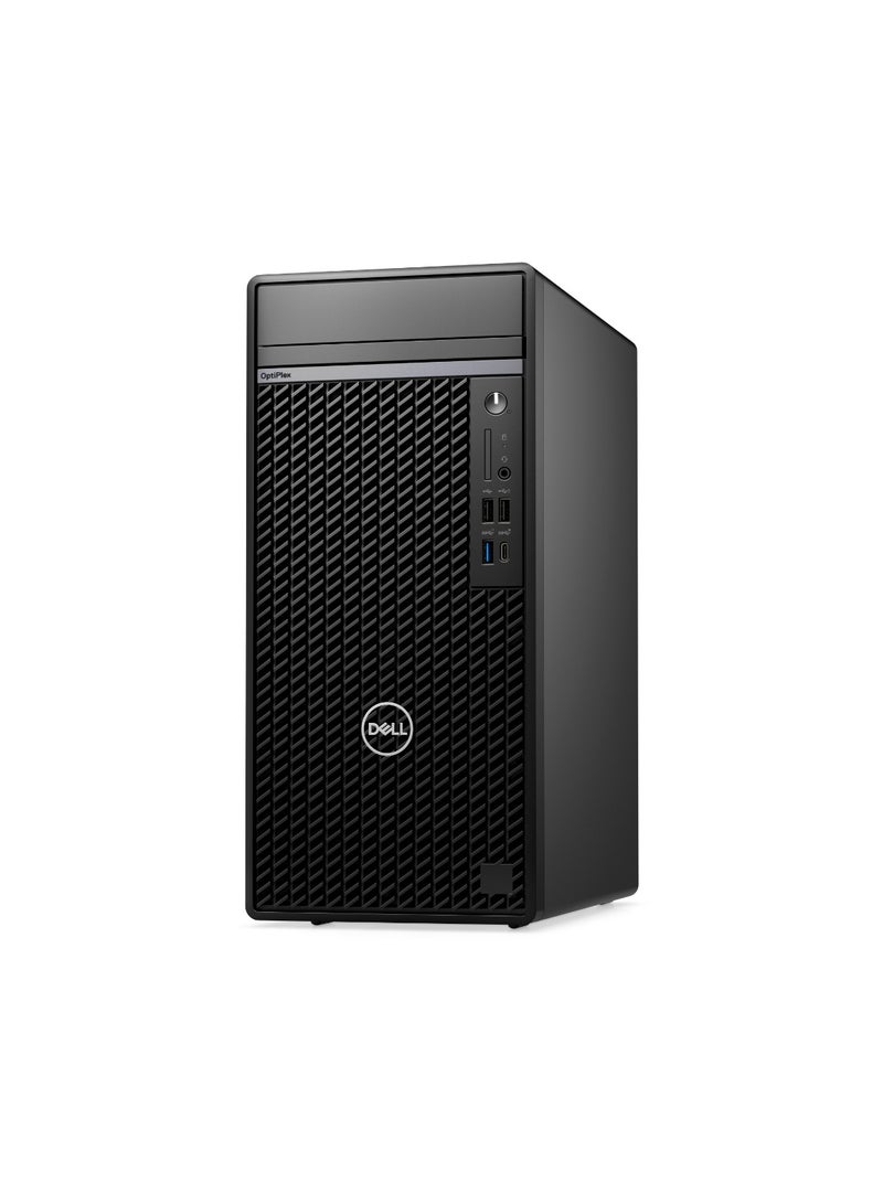 ديل جهاز كمبيوتر مكتبي OptiPlex 7020 Tower مزود بمعالج Intel Core i7 من الجيل الرابع عشر، وذاكرة وصول عشوائي DDR5 سعة 8 جيجابايت، وقرص SSD من نوع NVMe بسعة 512 جيجابايت، وبطاقة رسومات Intel UHD Graphics 770 مدمجة، ونظام تشغيل Windows 11 Pro - جهاز مكتبي عالي الأداء للأعمال مزود بمحرك أقراص DVD±RW، ولوحة مفاتيح وفأرة من Dell باللون الأسود - Image 4