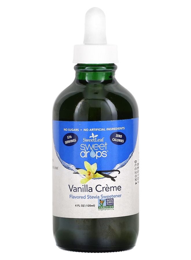 SweetLeaf Sweet Drops Vanilla Creme 4 fl oz (120 ml)