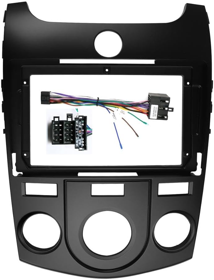 Bestycar Double DIN 9 Inch Dash Installation Mounting Kit for KIA Forte Cerato 2008-2013 - Image 1