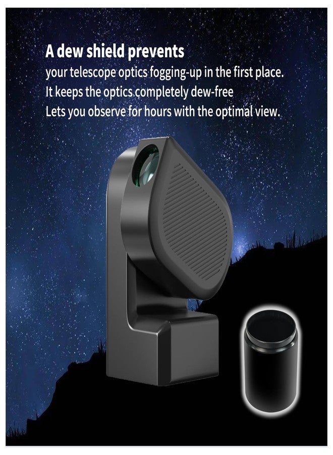 XJJ Dew Shield Compatible With ZWO SeeStar S50 Telescope Light Hood, Lens Stray Light Protection And Lens Anti-condensation Shield Reduces The Risk Of Fogging With Dew. Compatible With Bahtinov Mask Focus - Image 4