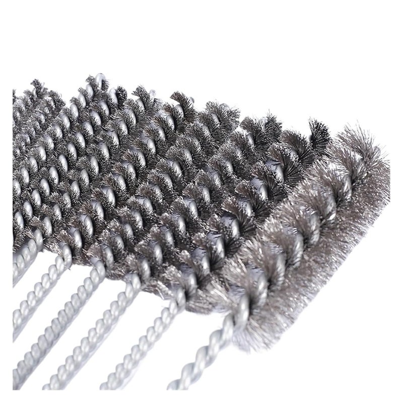 Wire Tube Brushes Hand Tool Brushes 60 x 300mm Long Stainless Steel Wire and Copper Cleaning Twisted-in-Wire Pipe Rust Remove(Diameter20) - Image 4