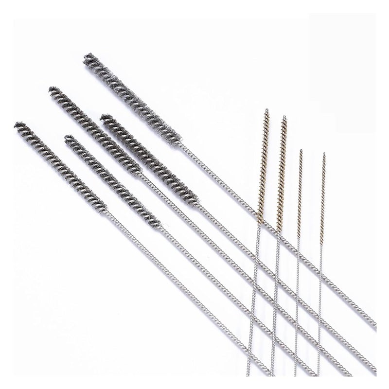 Wire Tube Brushes Hand Tool Brushes 60 x 300mm Long Stainless Steel Wire and Copper Cleaning Twisted-in-Wire Pipe Rust Remove(Diameter20) - Image 5