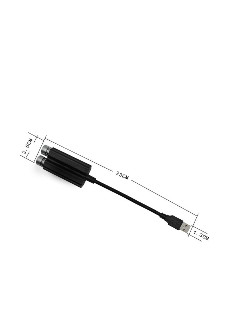 Generic - Light Up the Party with the USB Music Rhythm Magic Stage Effect Projection Lamp! - Image 1