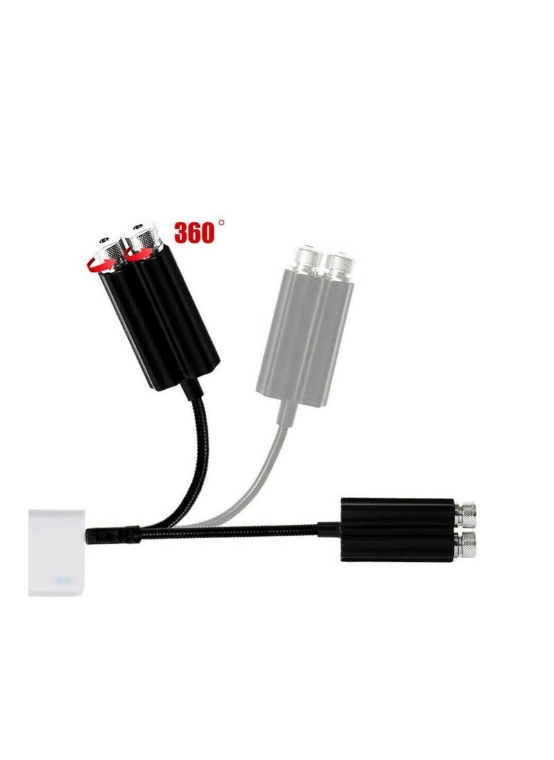 Generic - Light Up the Party with the USB Music Rhythm Magic Stage Effect Projection Lamp! - Image 1