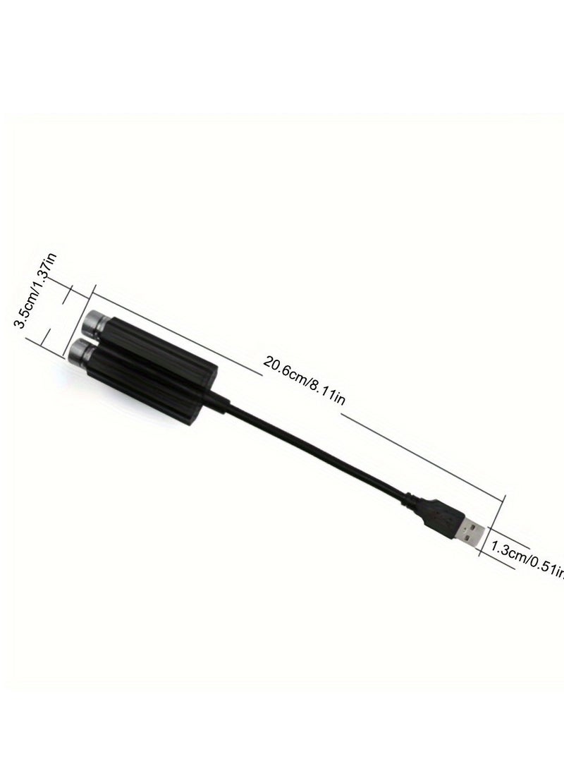 Generic - Light Up the Party with the USB Music Rhythm Magic Stage Effect Projection Lamp! - Image 1