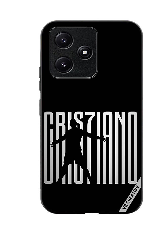 VR CREATIVE Protective Case Cover For Xiaomi Poco M6 Pro 5G Ronaldo Design Multicolour - Image 1