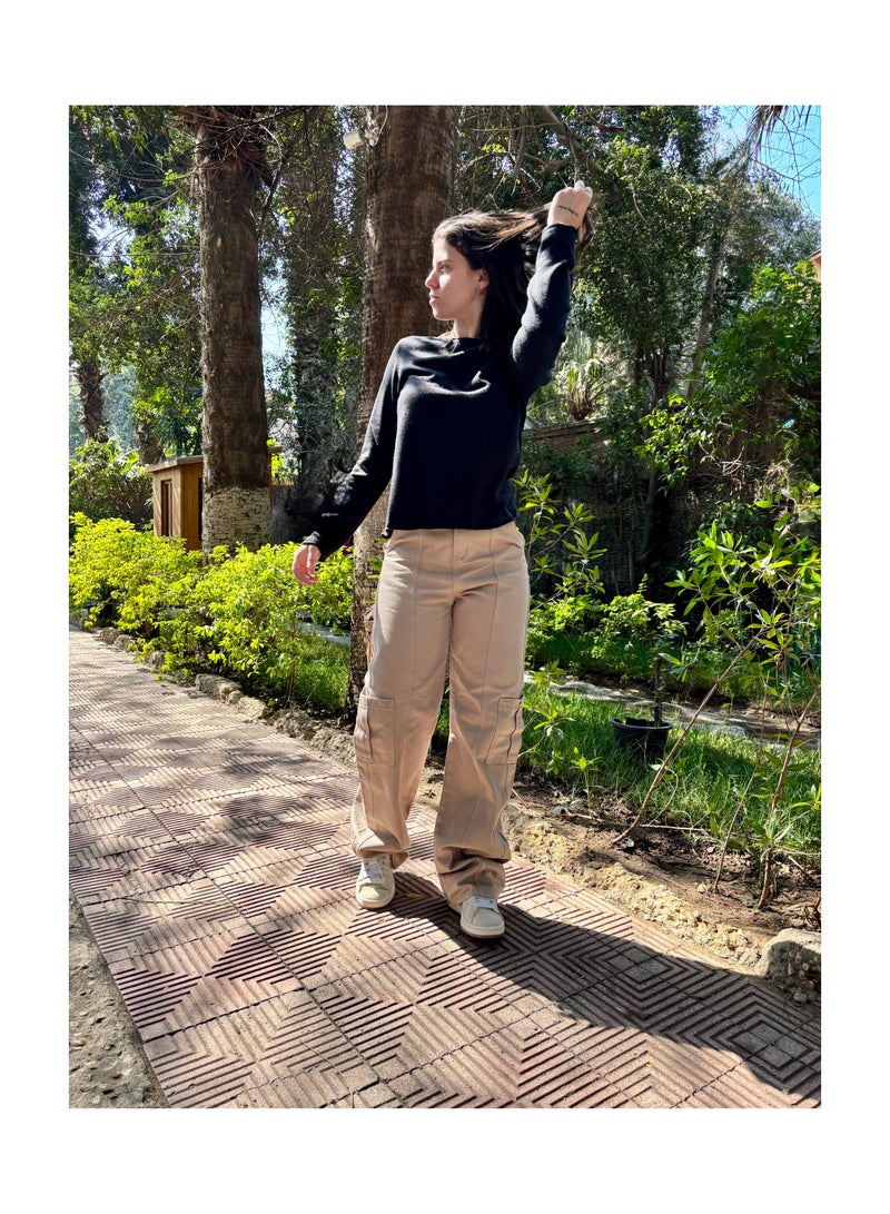 Pavo Beige Cargo Pant - Image 2