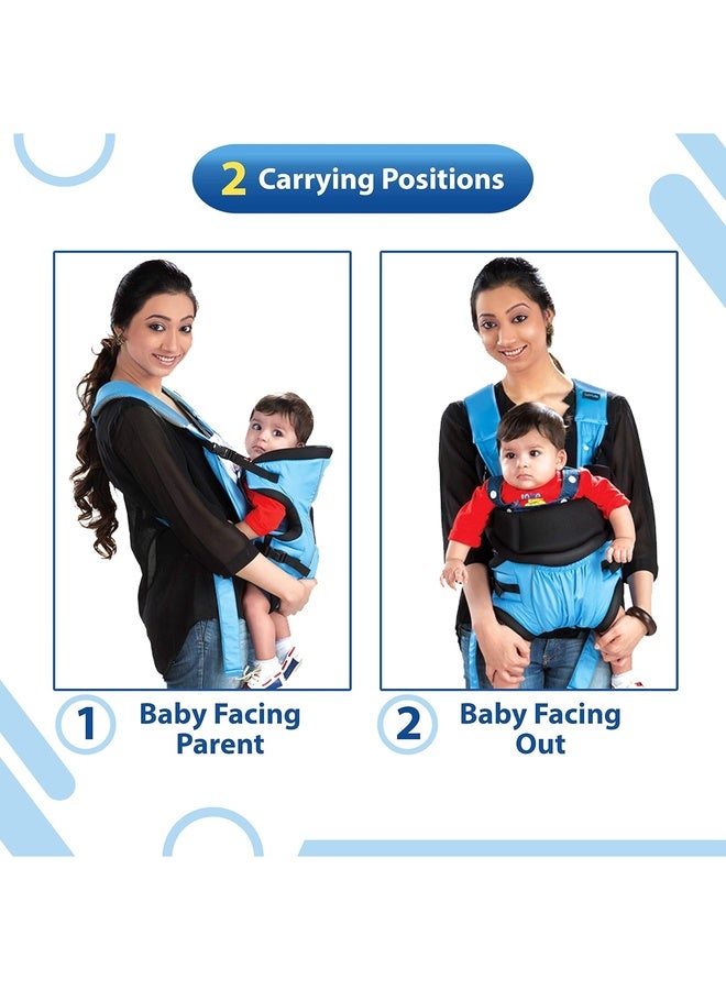 Luvlap Baby Carrier Blossom Blue - 18174 - Image 4