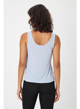 Alexander Gardi Thick Strap U Neck Ribbed Women's Tank Top (B24-0068)  - Image 5