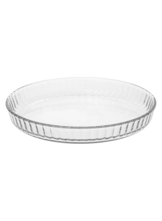Five Simply Smart KeepEat Round Baking Dish with Lid Clear and Grey 27.5 cm 151119
