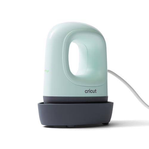 Cricut EasyPress Mini™ LT - Mint Green - Mini Heat Press for Pressing Shoes, Baby Clothes, T-Shirts, & More - Easy to Use with a Single Setting - Precision Tip - Compact & Portable Mini Iron - Image 1
