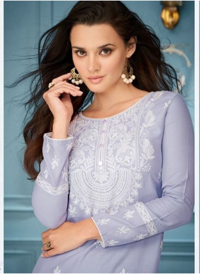 Generic - Embroidery Kurti With Bottom - Image 1