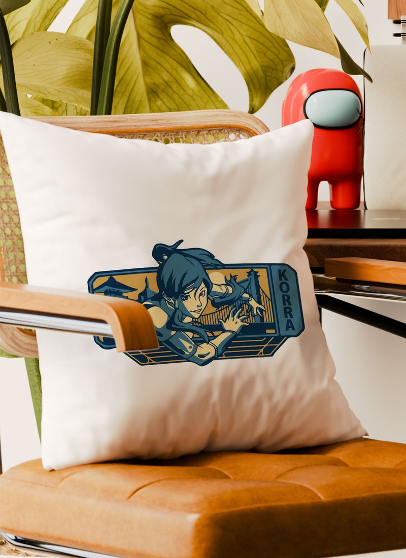 LOUD UNIVERSE The Legend of Korra Jar The Legend of Korra Couch Cushion Art Deco Style Decorative Cushion Avatar Korra Anime Manga Series-American Anime - Image 4