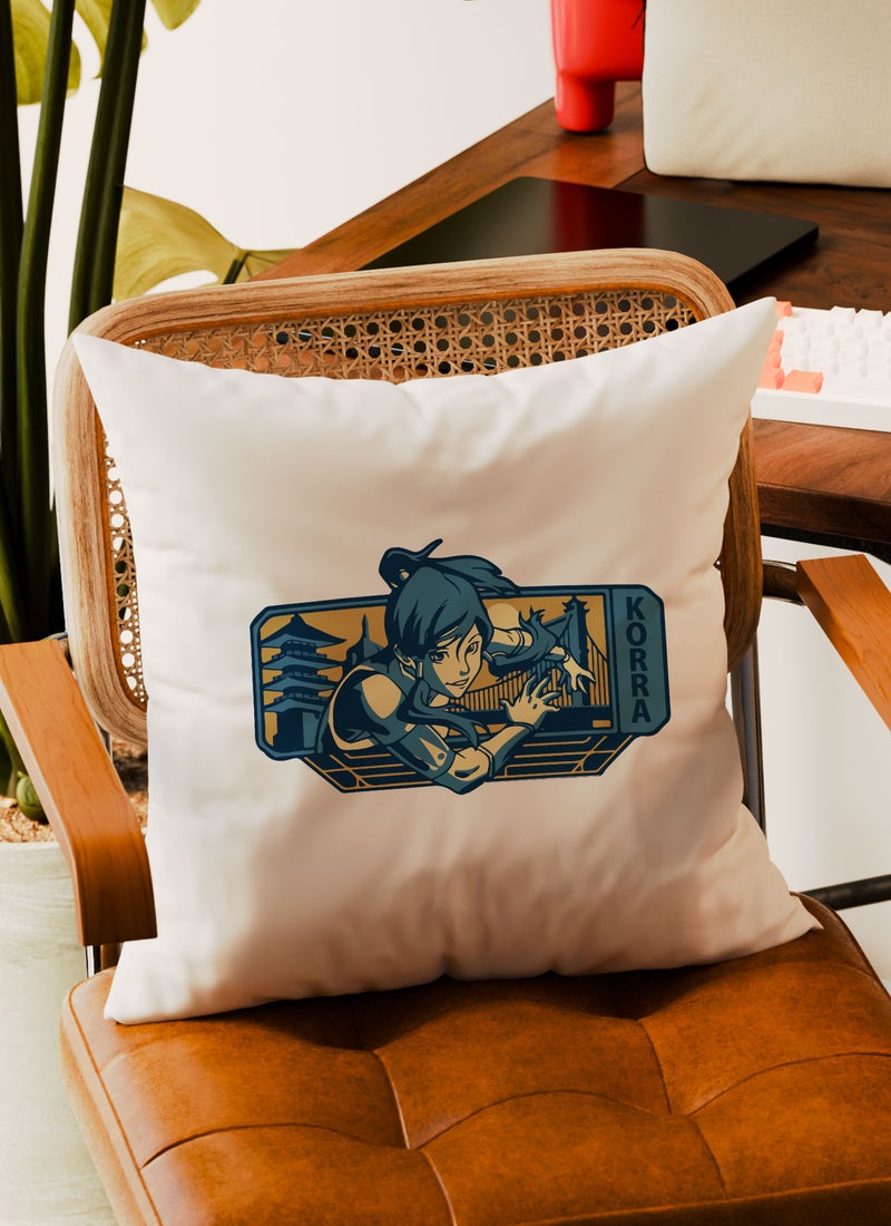 LOUD UNIVERSE The Legend of Korra Jar The Legend of Korra Couch Cushion Art Deco Style Decorative Cushion Avatar Korra Anime Manga Series-American Anime - Image 3