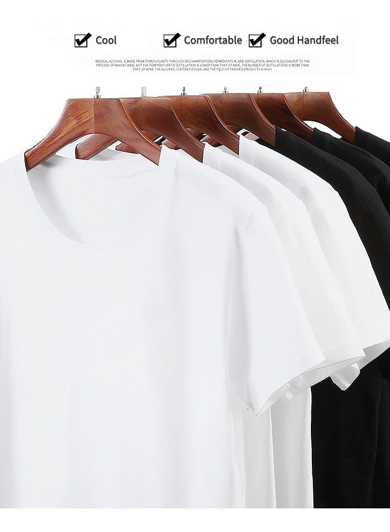 Creative Line Cross Printed Tee Topt Men Summer Large Size Short Sleeve O Neck T-Shirt  - Image 3