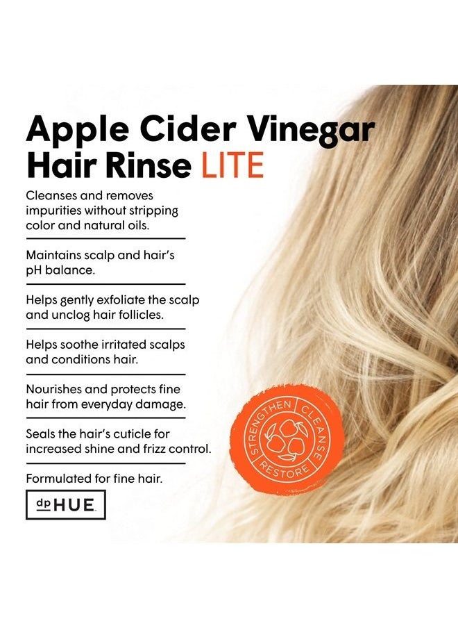 Apple Cider Vinegar Hair Rinse Lite, 8.5 oz - Shampoo Alternative, Hair & Scalp Cleanser - Won't Weigh Fine Hair Down - Helps Remove Buildup & Protects Natural Hair Oils - pzsku/Z945AAD1EFB2314FAE233Z/45/_/1691068420/893f0812-4d5d-4cde-882e-0a5e369f0760