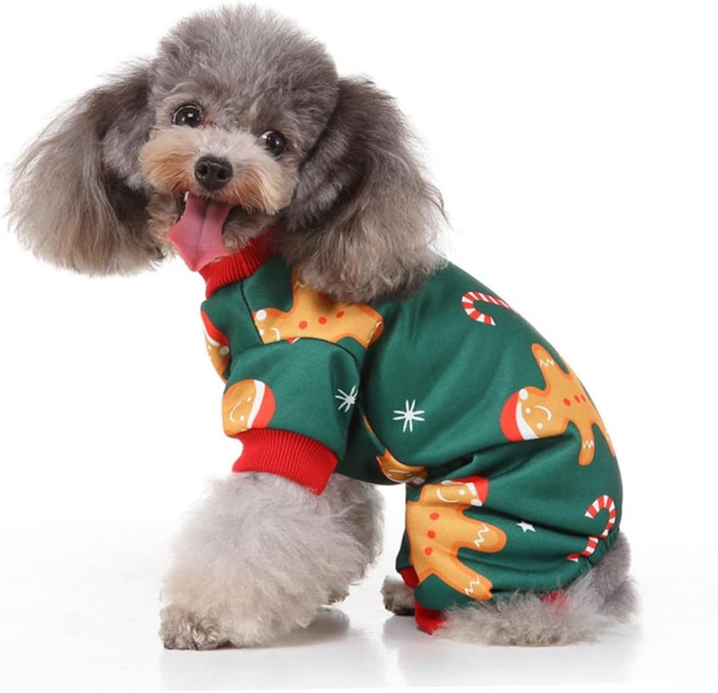 POPETPOP Dog Costume Wear-Resistant Puppy Clothes Green Medium Portable Pet Outfit Halloween and Christmas Lovely Dog Apparel and Puppies - Image 4