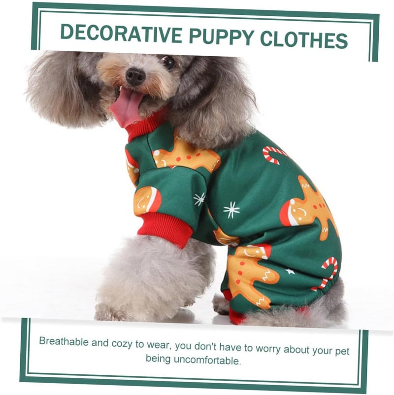 POPETPOP Dog Costume Wear-Resistant Puppy Clothes Green Medium Portable Pet Outfit Halloween and Christmas Lovely Dog Apparel and Puppies - Image 5