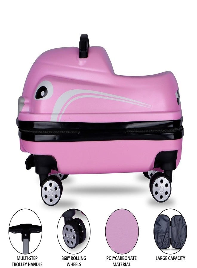 Zhirk Kids Trolley Bag with Wheels for Travel | Cartoon Design Luggage Bag for Boys & Girls | Lightweight Cabin Size School Travel Bag | Durable & Spacious Kids Suitcase - Image 4