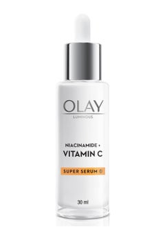 Olay Olay Super Serum: Luminous Serum With Niacinamide + Vitamin C For Even & Glowing Skin Sulphate & Parbene Free 30 ML  - Image 1