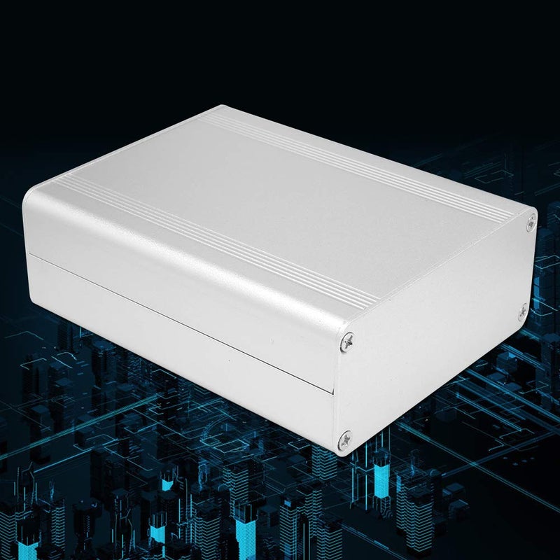 38x88x110mm Aluminum Cooling Case, Electronic DIY Enclosure, Heat Dissipating Protective Box with Brushed Finish for Circuit Board Controller GPS Projects - Image 4