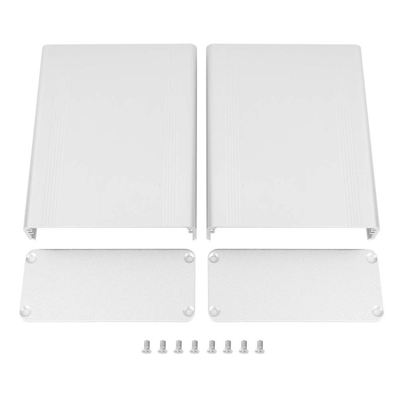 38x88x110mm Aluminum Cooling Case, Electronic DIY Enclosure, Heat Dissipating Protective Box with Brushed Finish for Circuit Board Controller GPS Projects - Image 1