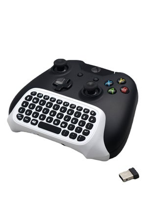 Controller Keyboard for Xbox Series X/S Wireless 2.4G Ergonomic USB Gamepad Keypad QWERTY Chatpad with Audio and Headset Jack for Game Live Chat Compatiable with Xbox Series S/Series X/One/One S - pzsku/Z945AE663DBA0285CEF81Z/45/1745909562/4171392b-8a6e-48de-abe3-2bfee86aec8d