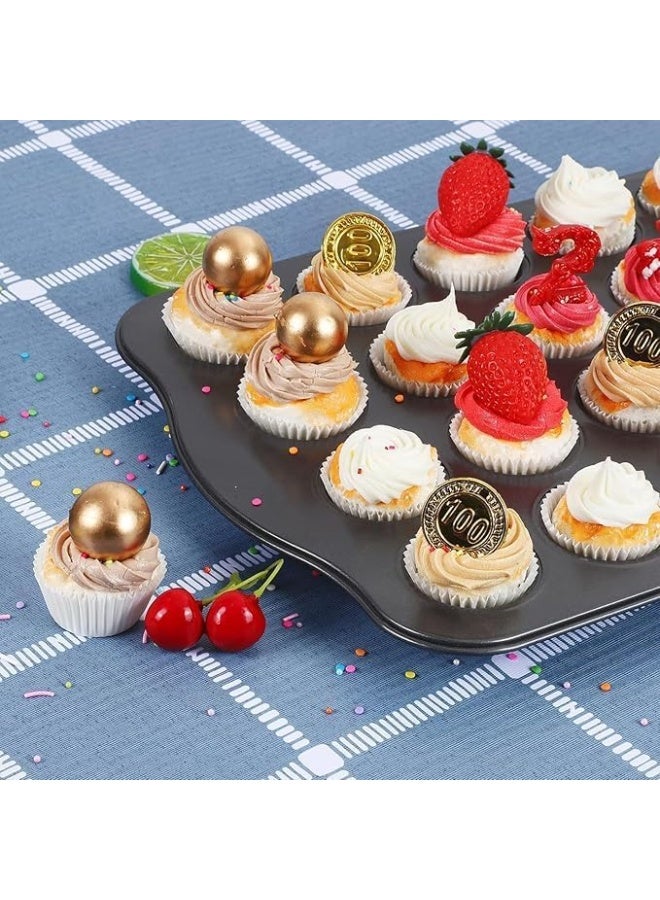 Cupcake Liners Disposable Greaseproof Odorless Paper Baking Cups White Food Grade Non-Stick Wrappers 1000 Pieces (4x2cm - Small) - Image 4