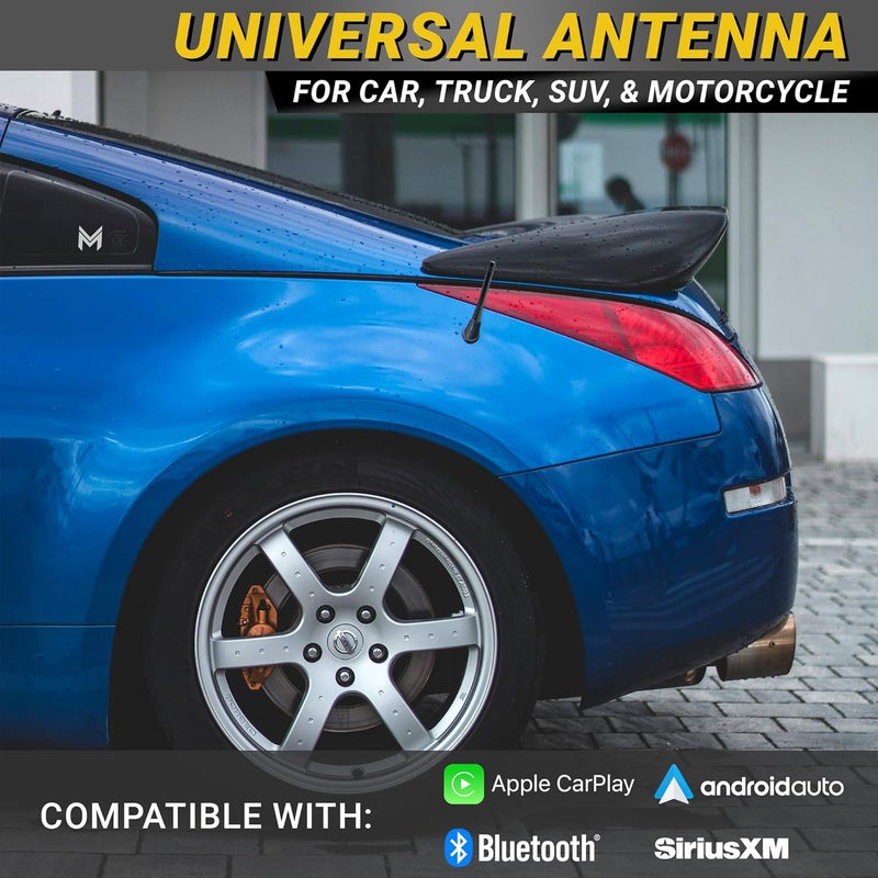 Mega Racer Black Aluminum Antenna for Trucks - Image 3