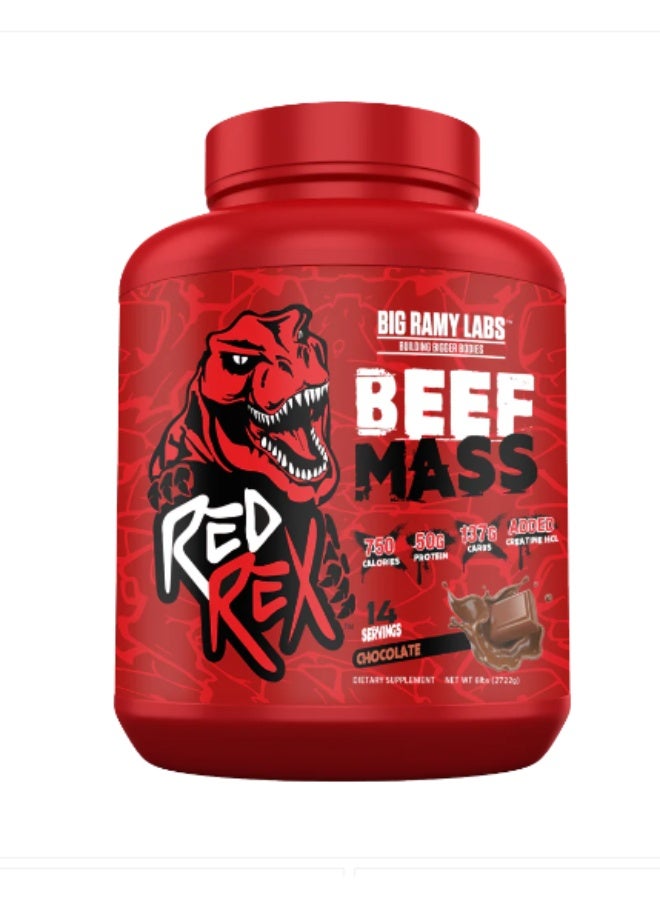 لحم بقري ريد ريكس، الحجم والنكهة شوكولاتة، 6 أرطال