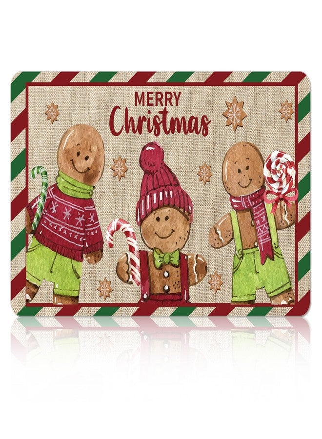 Tinideya Poinsettias Christmas Dish Drying Mat for Kitchen Counter, Vintage Christmas Dish Drying Pad 11.8 x 19.7 Inches Absorbent Christmas Dish Drainer Mats for Home Kitchen Coffee Bar Decor - Image 1