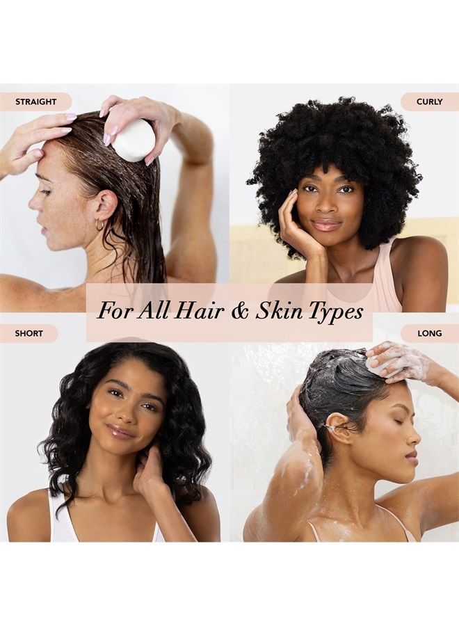 Kitsch 2-in-1 Shampoo & Body Wash Bar - Ultra Sensitive Bar Shampoo and Body Bar Soap for Radiant Hair & Skin | Fragrance Free Solid Shampoo Bar for Hair & Natural Body Soap | Zero Waste - 3.2oz - Image 4